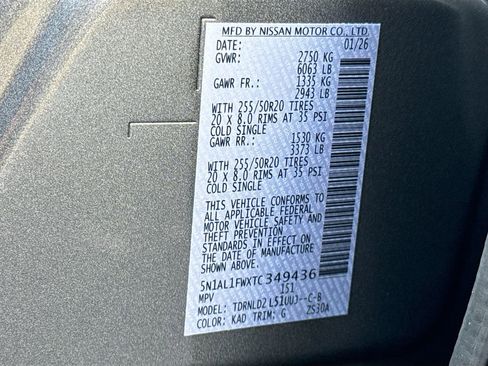 Used 2026 INFINITI QX60 Sport w/ Dark Cargo Package AWD/4WD image 36