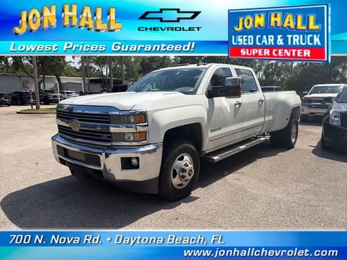 Used 2015 Chevrolet Silverado 3500 LTZ w/ Duramax Plus Package AWD/4WD image 3