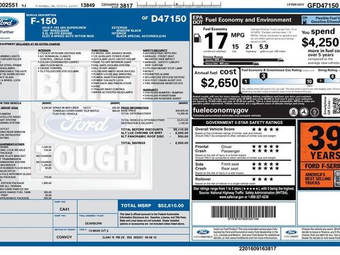Used 2016 Ford F150 XLT w/ Equipment Group 302A Luxury AWD/4WD image 9