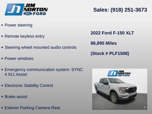 Used 2022 Ford F150 XLT w/ Trailer Tow Package AWD/4WD image 14