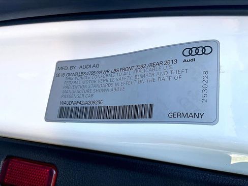 Used 2018 Audi A4 2.0T Premium image 36