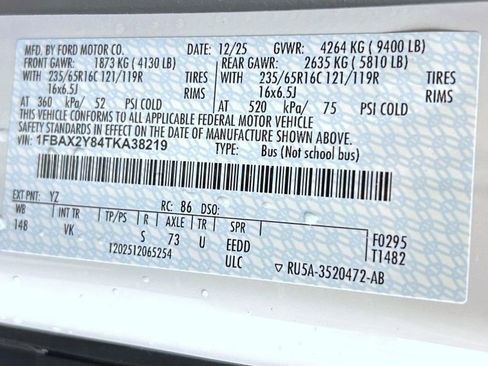 New 2026 Ford Transit 350 XL image 23