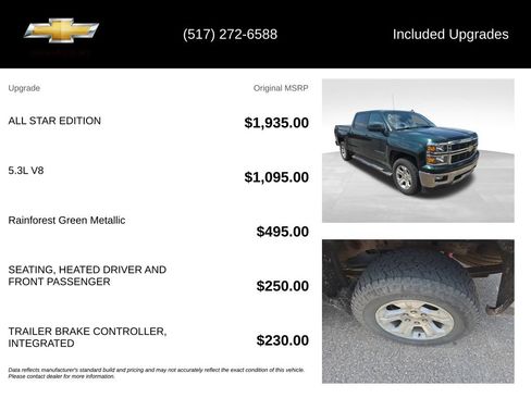 Used 2015 Chevrolet Silverado 1500 LT w/ All Star Edition AWD/4WD image 5