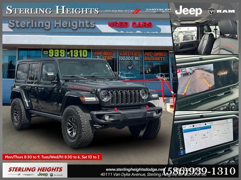 Used 2025 Jeep Wrangler Unlimited Rubicon AWD/4WD image 1