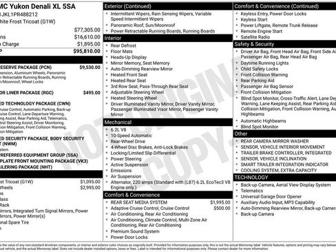 Used 2023 GMC Yukon XL Denali w/ Denali Reserve Package RWD image 38