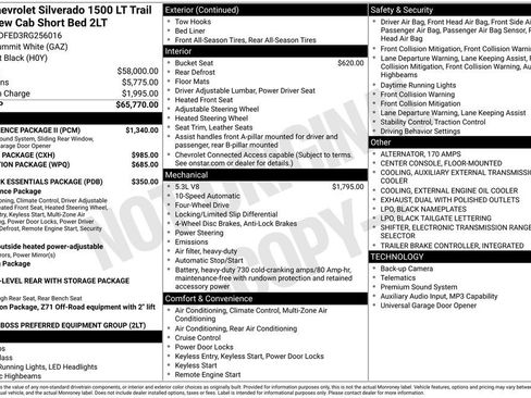 Used 2024 Chevrolet Silverado 1500 LT Trail Boss w/ Convenience Package II AWD/4WD image 9