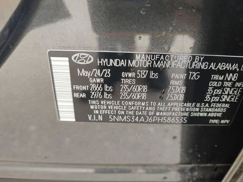 Used 2023 Hyundai Santa Fe SEL w/ Premium Package FWD image 34