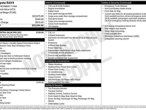 Used 2011 Toyota RAV4 Base w/ Base L4 Extra Value Pkg image 31