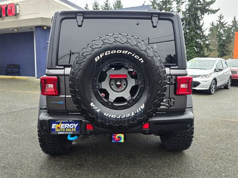 Used 2021 Jeep Wrangler Unlimited Rubicon 4xe w/ Steel Bumper Group image 4