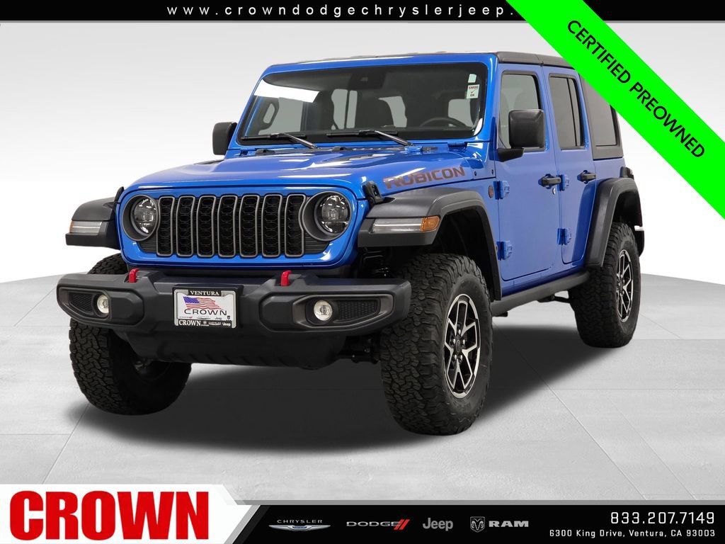 Certified 2025 Jeep Wrangler Unlimited Rubicon AWD/4WD image 3