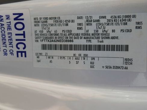 Used 2022 Ford F250 XL w/ Power Equipment Group RWD image 28