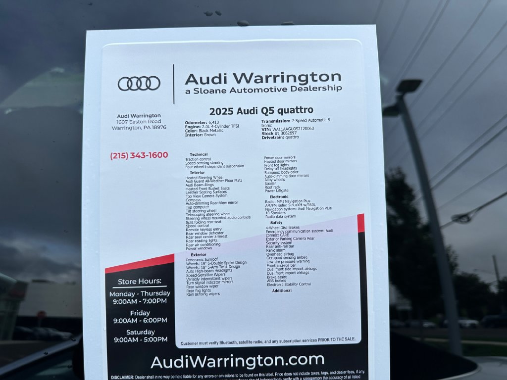 Certified 2025 Audi Q5 Premium w/ Convenience Package AWD/4WD image 33
