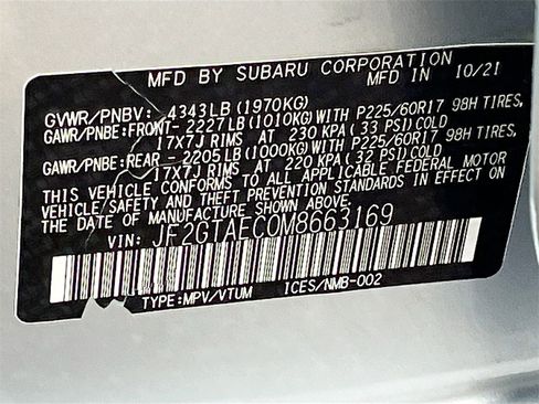 Used 2021 Subaru Crosstrek 2.0i Premium w/ Moonroof Package image 33