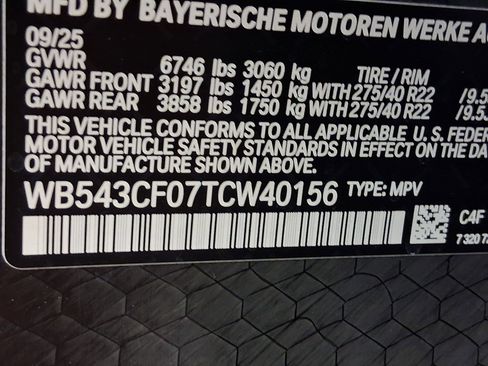 New 2026 BMW iX xDrive45 w/ M Sport Package image 16