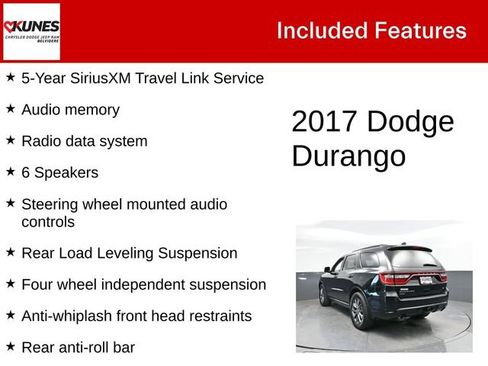 Used 2017 Dodge Durango GT w/ Premium Group AWD/4WD image 3