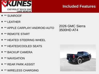 New 2026 GMC Sierra 3500 AT4 w/ AT4 Premium Plus Package