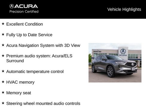 Certified 2022 Acura MDX SH-AWD w/ Technology Package image 5