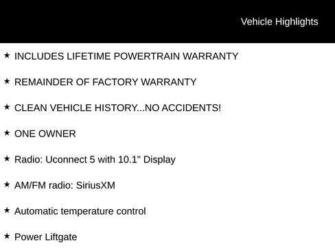 Used 2025 Chrysler Pacifica Select FWD image 1