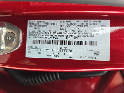 New 2026 Ford Escape ST-Line Select w/ Tech Pack #2 AWD/4WD image 39