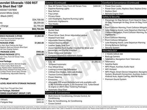 New 2026 Chevrolet Silverado 1500 RST w/ Safety Package AWD/4WD image 6