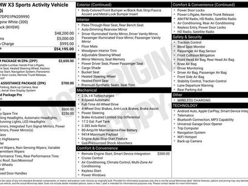 Certified 2023 BMW X3 xDrive30i w/ Premium Package w/ZPA image 21