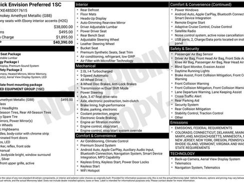 New 2025 Buick Envision Preferred image 25