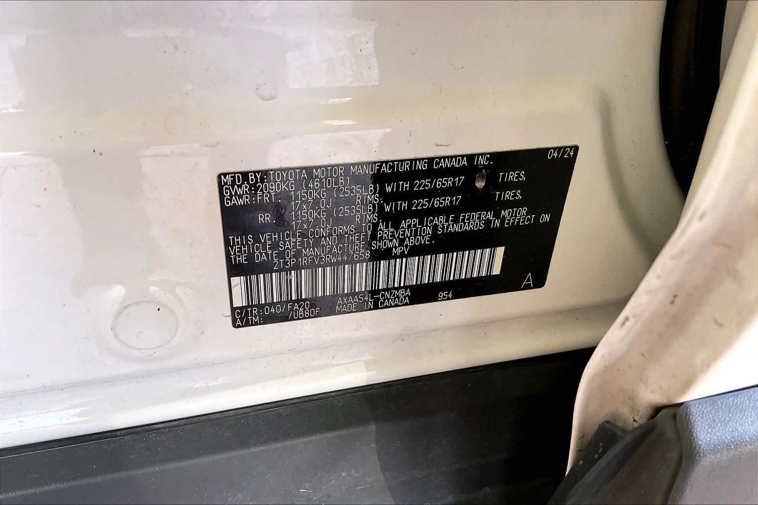 Used 2024 Toyota RAV4 XLE w/ Convenience Package AWD/4WD image 35