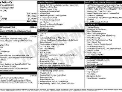 New 2025 Kia Seltos EX w/ EX Sunroof Package