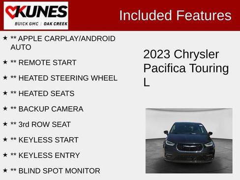Used 2023 Chrysler Pacifica Touring-L FWD image 2