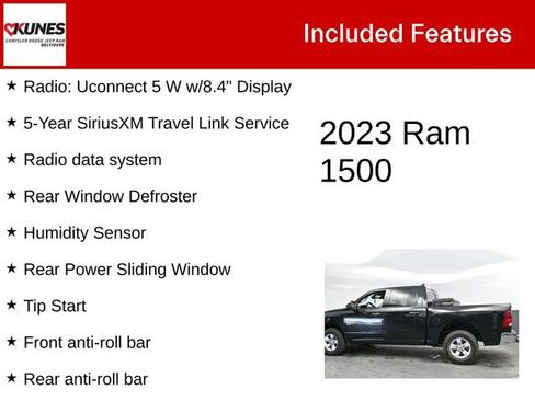 Used 2023 RAM 1500 Classic SLT w/ Trailer & Traction Group AWD/4WD image 4