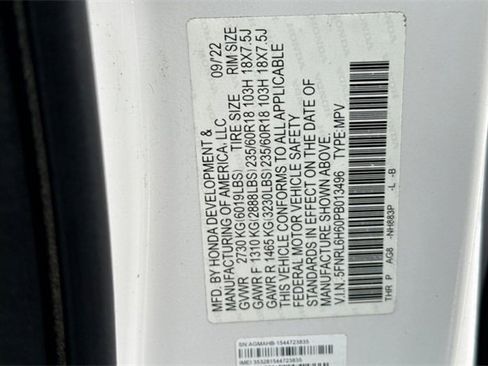 Used 2023 Honda Odyssey EX-L image 37