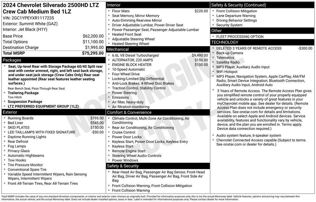 Used 2024 Chevrolet Silverado 2500 LTZ AWD/4WD image 5