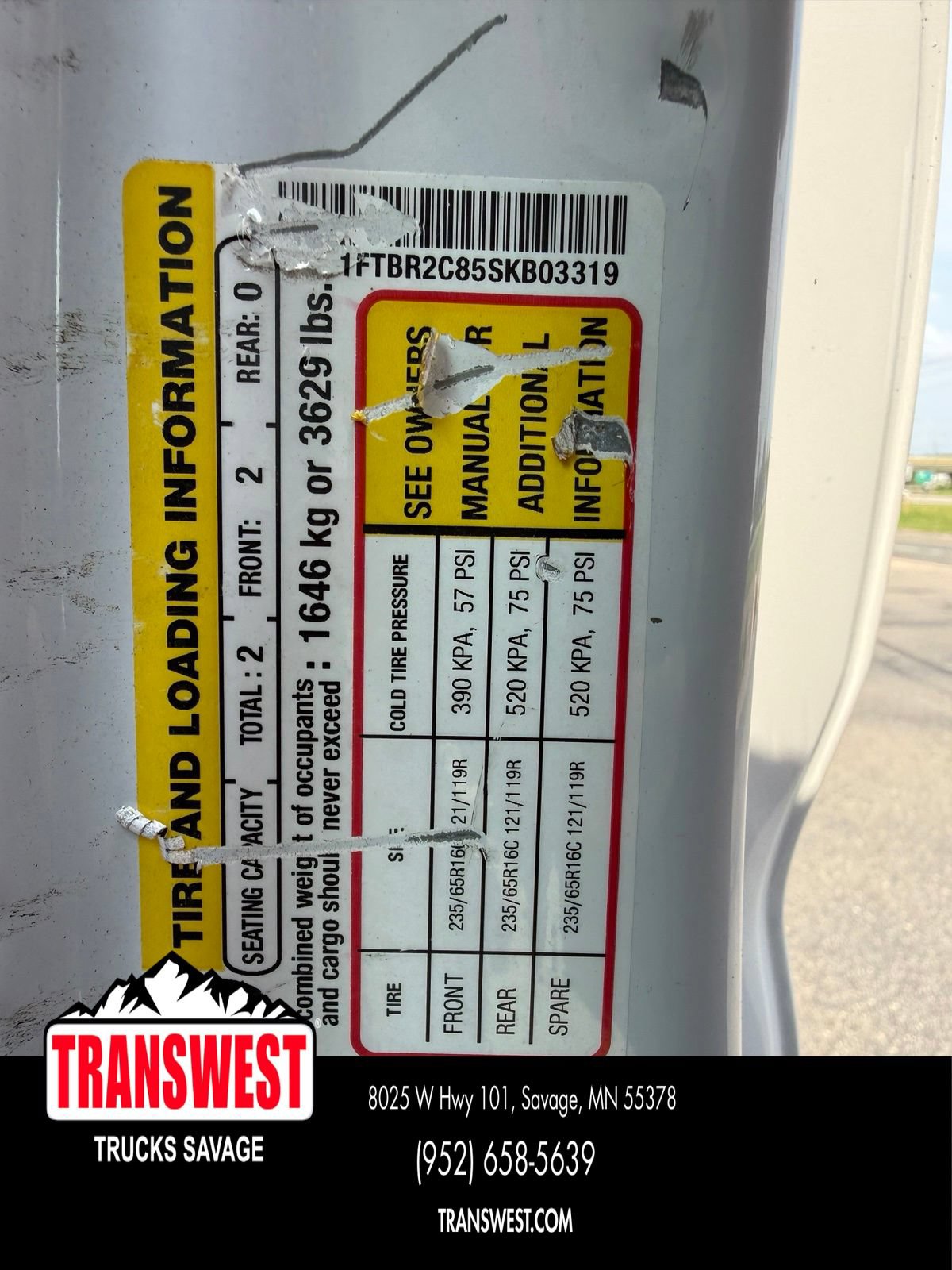Used 2025 Ford Transit 250 148 Medium Roof Extended AWD image 20