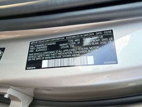 New 2026 Volvo XC60 T8 Plus w/ Climate Package AWD/4WD image 20
