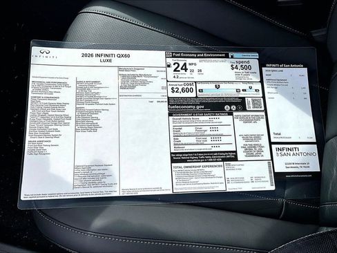 New 2026 INFINITI QX60 Luxe image 20
