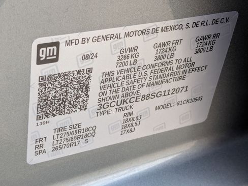 Certified 2025 Chevrolet Silverado 1500 Custom Trail Boss w/ LPO, Dark Essentials Package image 34