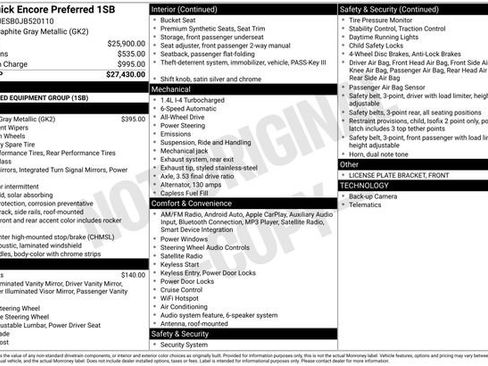 Used 2018 Buick Encore Preferred image 4