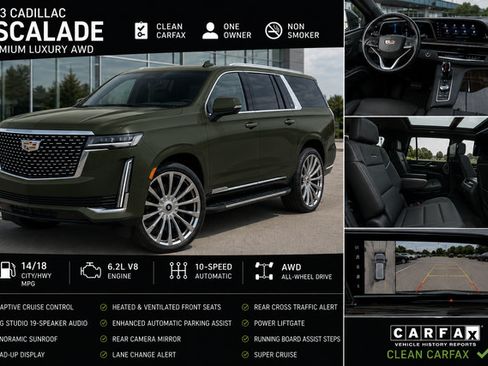 Used 2023 Cadillac Escalade Premium Luxury AWD/4WD image 3