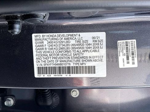 Used 2021 Honda Passport Touring image 35