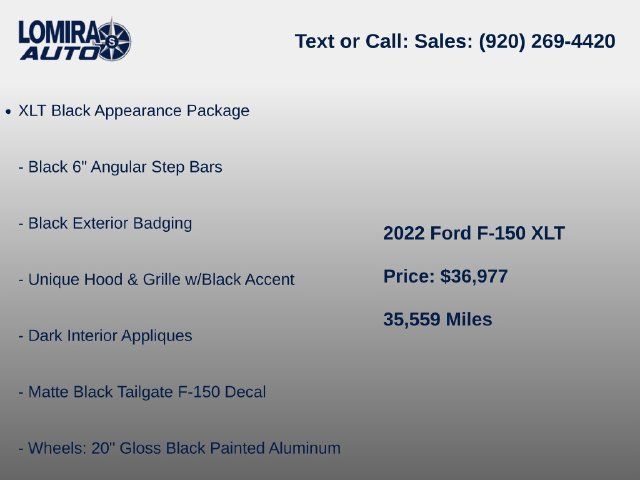 Used 2022 Ford F150 XLT w/ Equipment Group 302A High AWD/4WD image 6