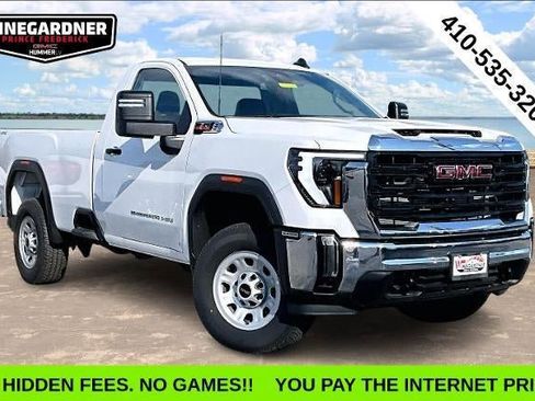 New 2025 GMC Sierra 3500 Pro w/ Snow Plow Prep/Camper Package AWD/4WD image 1