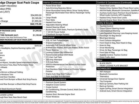 New 2026 Dodge Charger Scat Pack w/ Blacktop Package AWD/4WD image 8