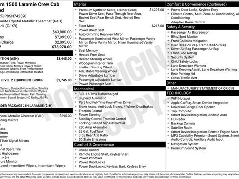 Used 2025 RAM 1500 Laramie w/ Night Edition AWD/4WD image 7