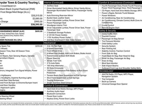 Used 2015 Chrysler Town & Country Touring-L w/ Driver Convenience Group image 31