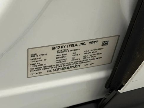 Used 2020 Tesla Model X Long Range AWD/4WD image 47