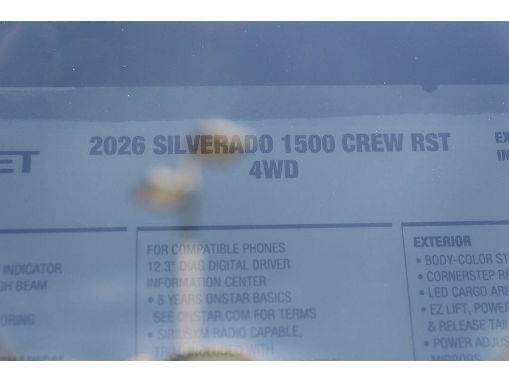 New 2026 Chevrolet Silverado 1500 RST w/ Safety Package AWD/4WD image 33