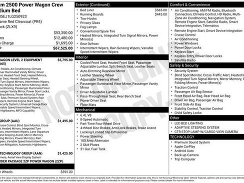 Certified 2020 RAM 2500 Power Wagon AWD/4WD image 24