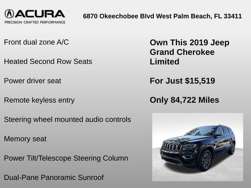 Used 2019 Jeep Grand Cherokee Limited w/ Luxury Group II RWD image 18