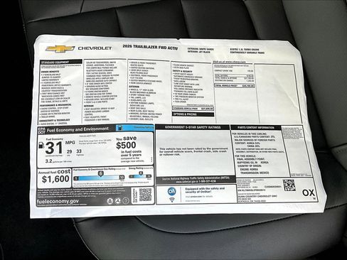 New 2026 Chevrolet TrailBlazer ACTIV image 14