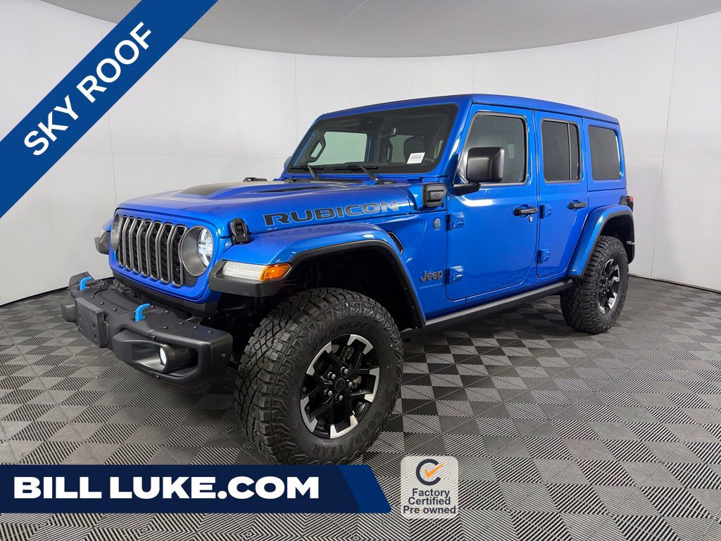 Certified 2024 Jeep Wrangler Unlimited Rubicon 4xe AWD/4WD image 1